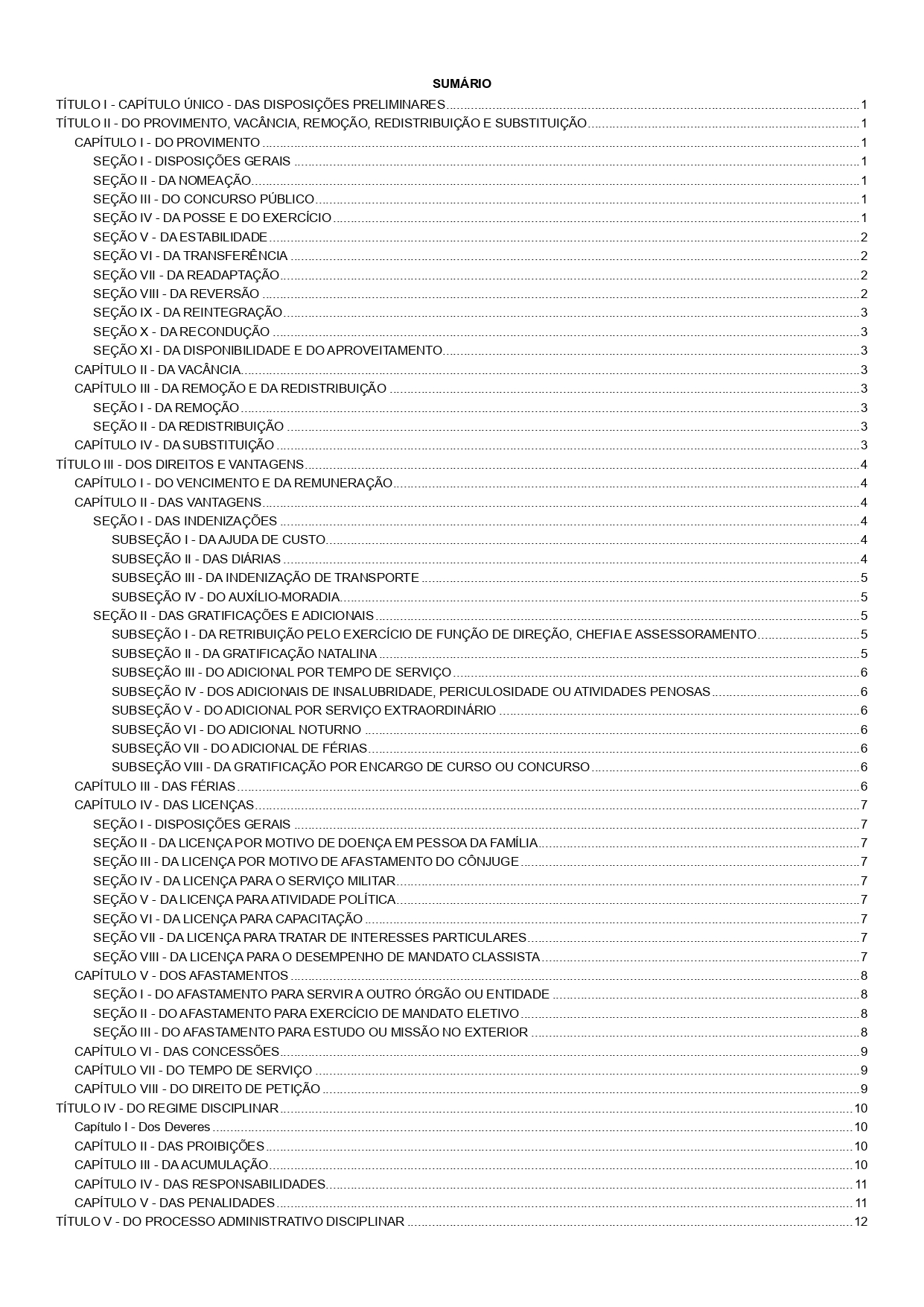 Lei 8.112/1990 - Estatuto do Servidor Público Civil da União (Letra da Lei Atualizada em 08/2025) - Imagem 2